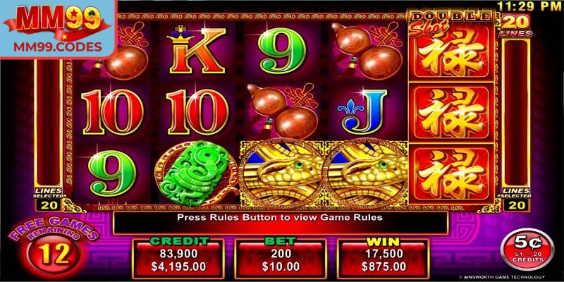 Thanh xà bạch xà MM99: Trải nghiệm vòng quay thần kỳ hấp dẫn 3 Luôn tận dụng ngọc phép để nhận jackpot